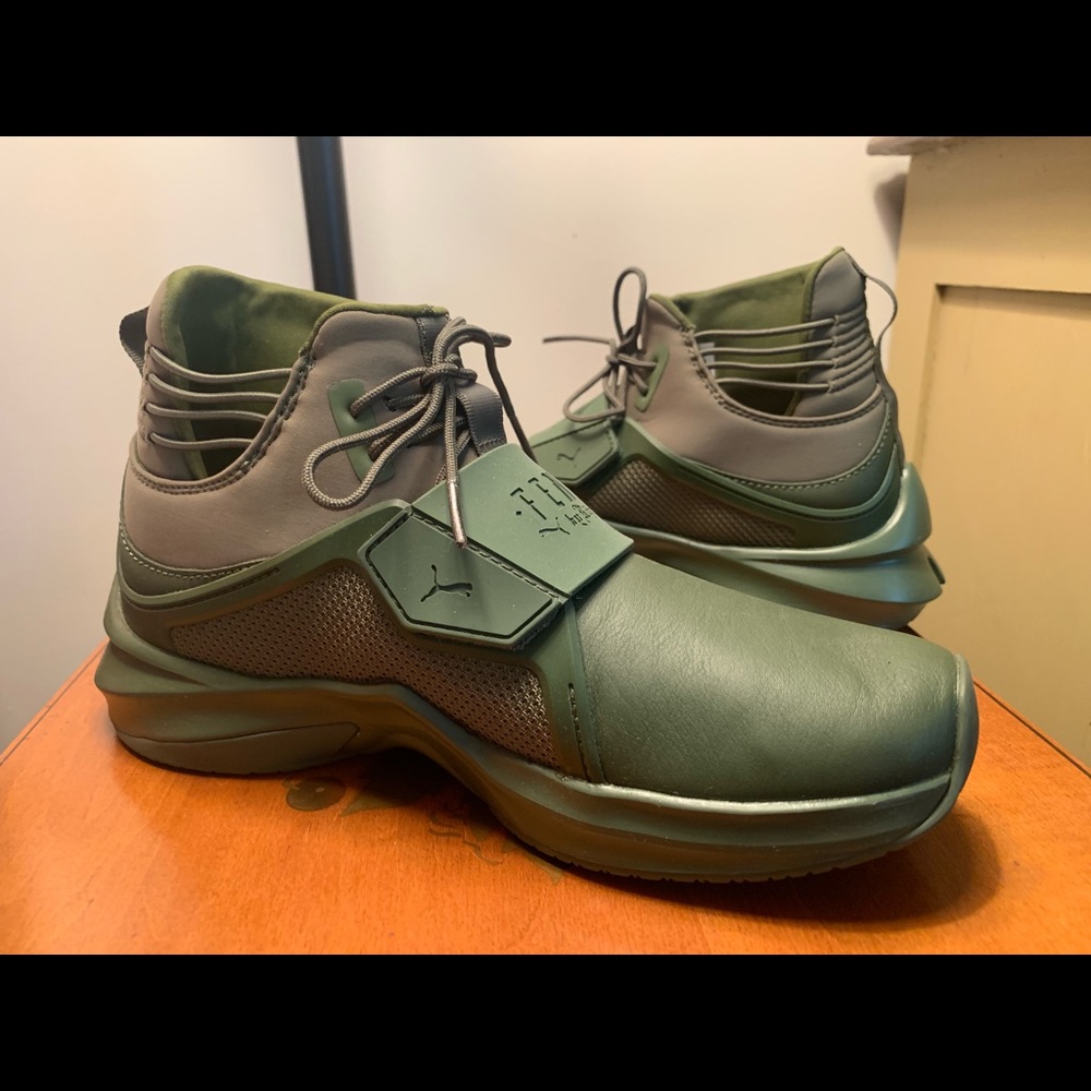 Green Rihanna Fenty Puma Sneakers